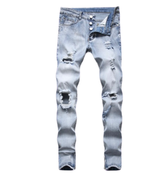 Denim Zip Jeans