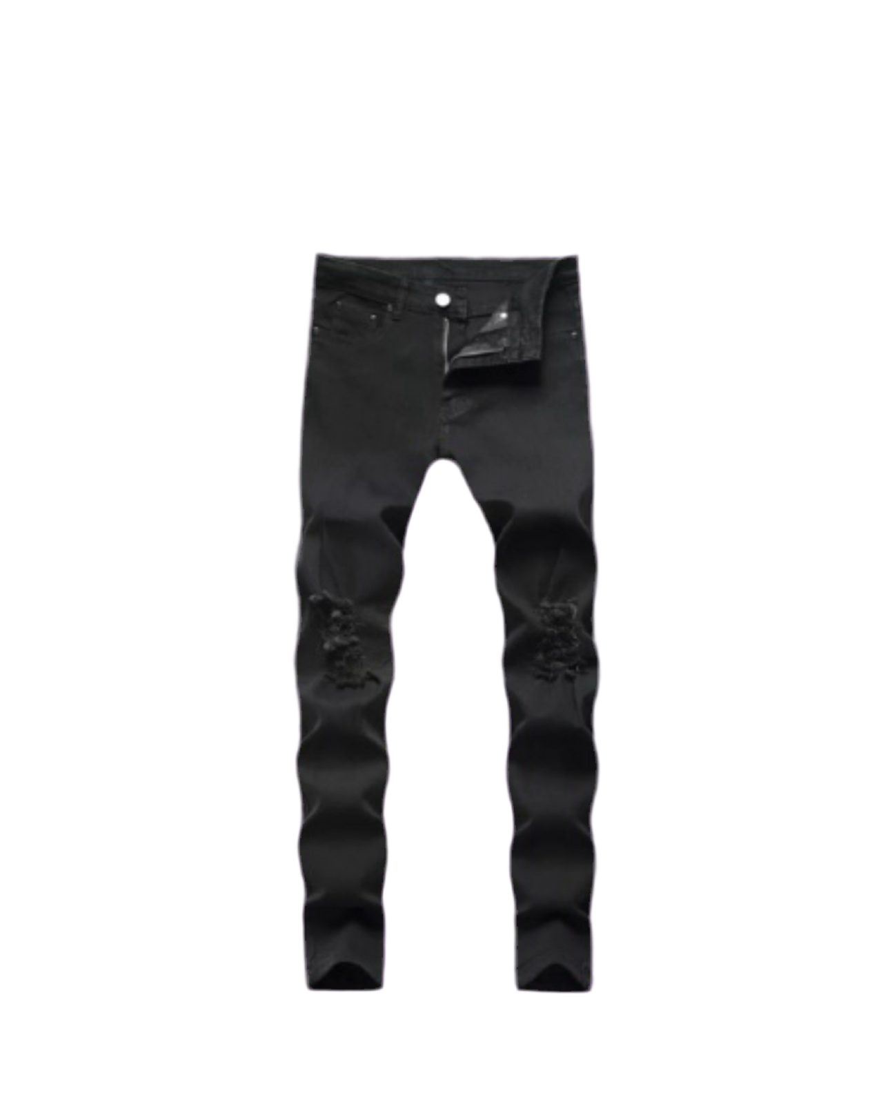 Black Cut Jeans