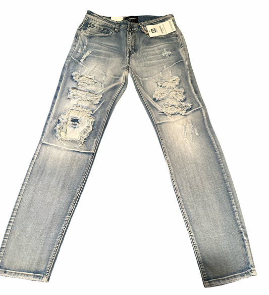 Light Denim Cut Jeans